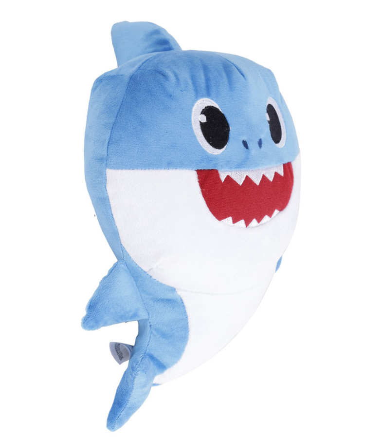18" Pink Fong Daddy Shark Singing Soft Toy with Tempo Control