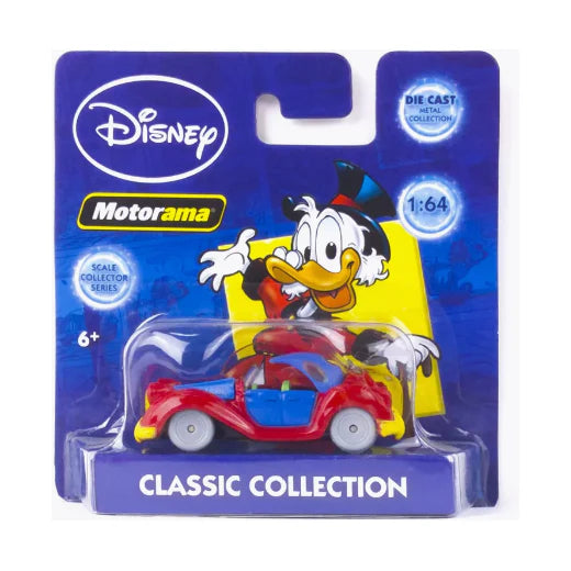 Disney Motorama Die Cast Classic Collection Donald Duck's and Mickey Mouse's Race Car