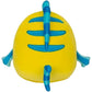8" Squishmallows Disney Flounder The Fish Stuffed Animal Soft Plush Doll Toy