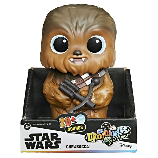 Star Wars Droidables & Friends Chewbacca, 4" Electronic Figure, Interactive Toys