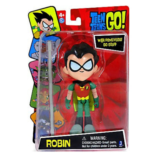 Jazware Teen Titan Go Robin with Removable Bo Staff Action Figure