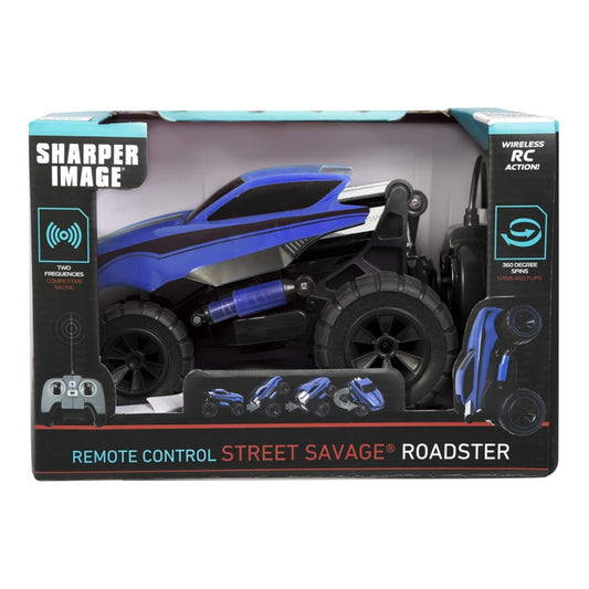 Sharper Image RC Remote Control Street Savage Roadster 360 Degree Spins