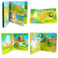 Squeaky Toy Board Books - Jungle Animal Squeaky Zoo Series - Set of 4