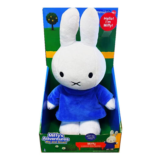 Jazware Miffy's Adventures Big and Small Singing Stuffed Animal 18m+