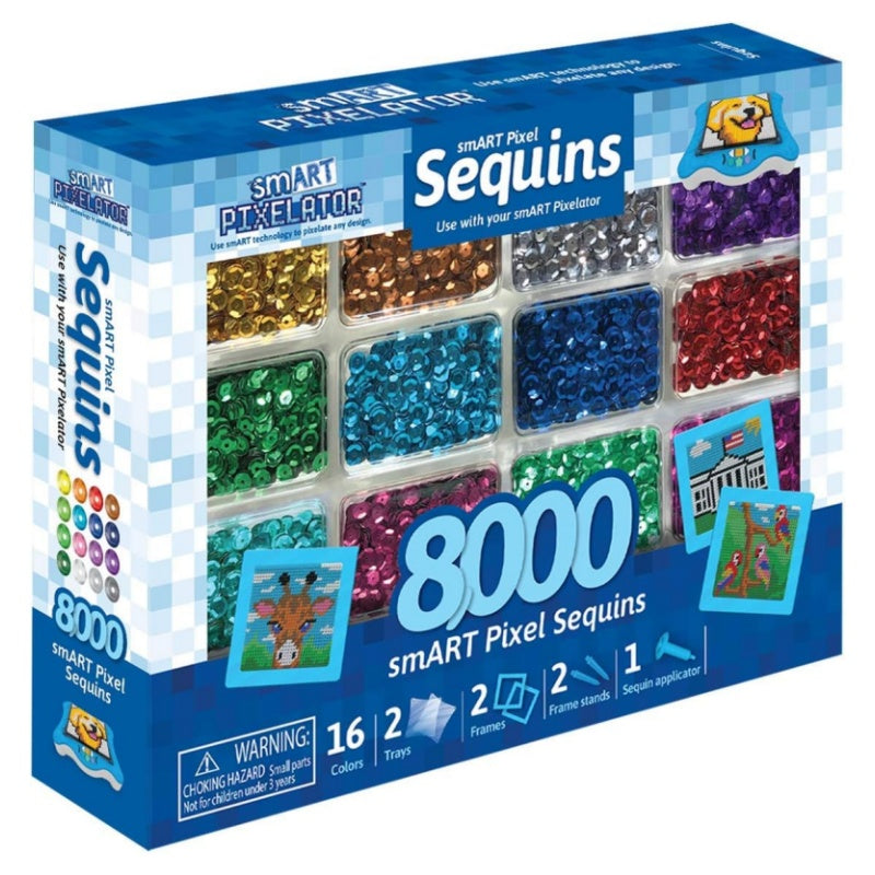 8000 smART Pixelator smART Pixel Sequins (16 colors)