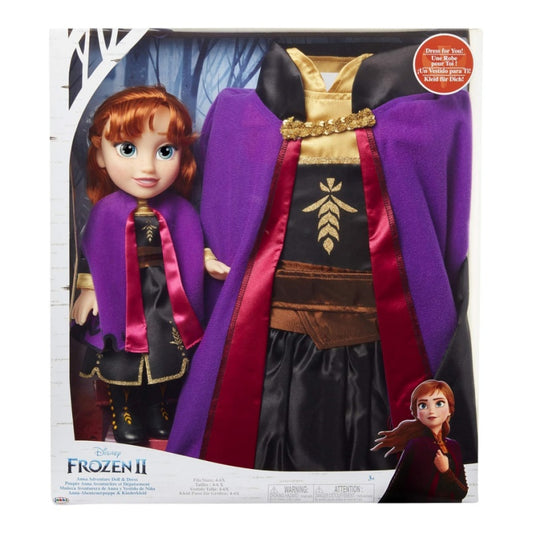 Disney Frozen Anna Adventure Doll & Dress Action Figure Play Set
