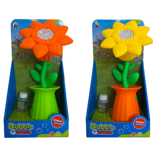 Sunflower Bubble Machine Outdoor Toy
