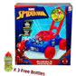 Marvel Spider-Man Bubble Mower Outdoor Fun + 3 FREE 100ml Bubble Bottles!