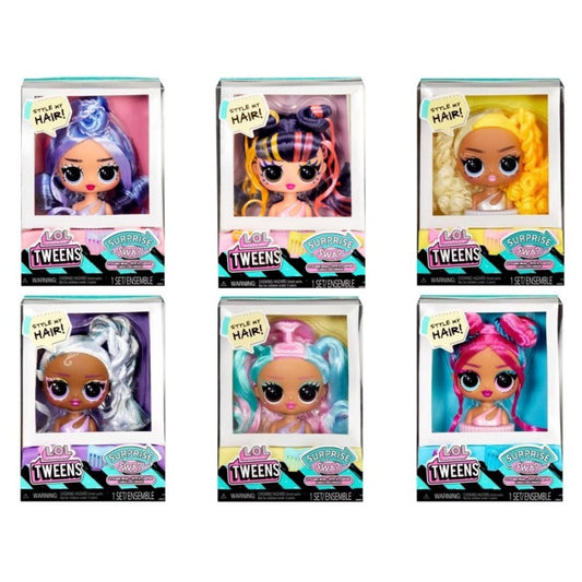 6 x L.O.L. Surprise! Tweens Surprise Swap Styling Head