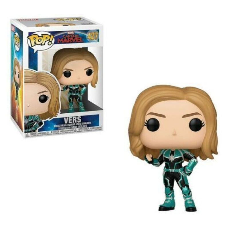 Funko POP! Captain Marvel Vinyl Bobble-Head Figure Vers #427