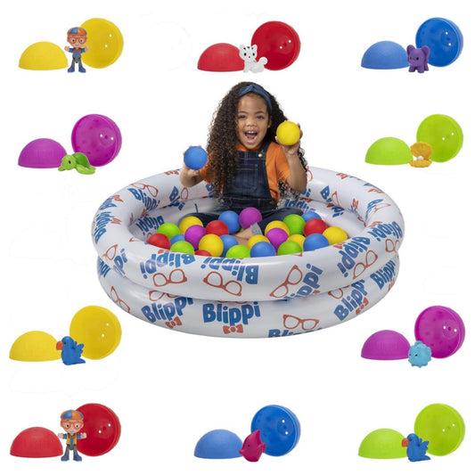Blippi Mystery Ball Pit Adventure Playset Includes 36 Pcs