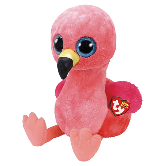 16" Ty Beanie Boos - Gilda the Pink Flamingo Large Soft Toy