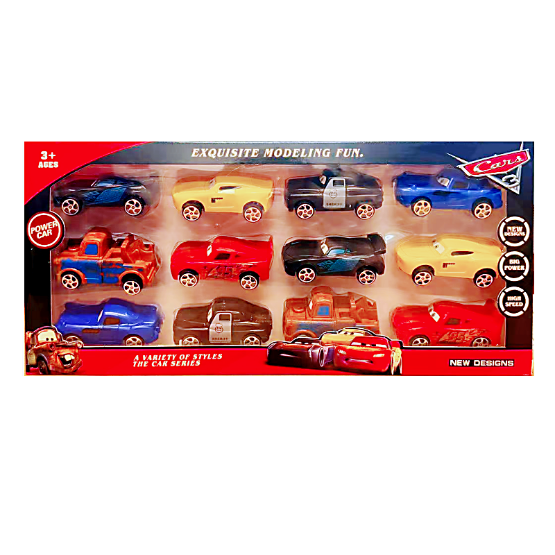 12PCS Cars 3 Variety Styles Friction Cars