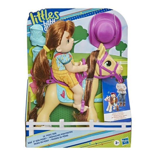Hasbro Littles by Baby Alive Lil Pony Ride Doll Horse