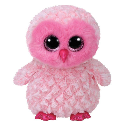 16" TY Beanie Boos - Twiggy Owl Sweet Pink Large Soft Toy