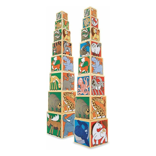 Melissa & Doug Wooden Animal Nesting Blocks