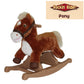 Rockin' Rider Pony Talks & Sings Soft Brown Rocking Horse