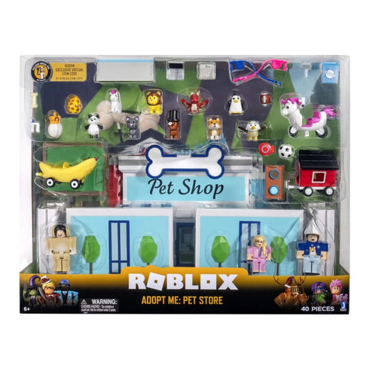 40 Pieces Jazware Roblox Adopt Me: Pet Store Action Figure Set
