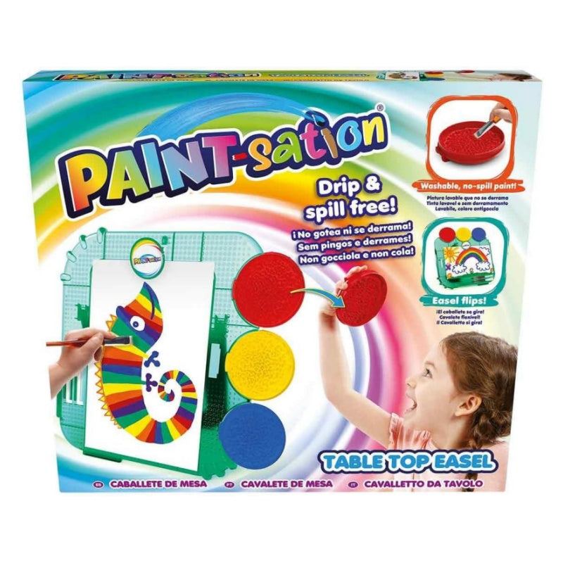 Paint-Sation Table Top Easel Paint Set