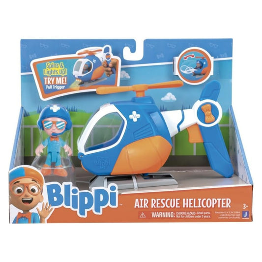Blippi Air Rescue Helicopter Lights Up Toy 3+