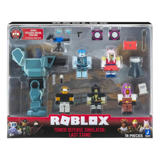 18 Pieces Jazware Roblox Tower Defense Simulator: Last Stand Action Figure Set