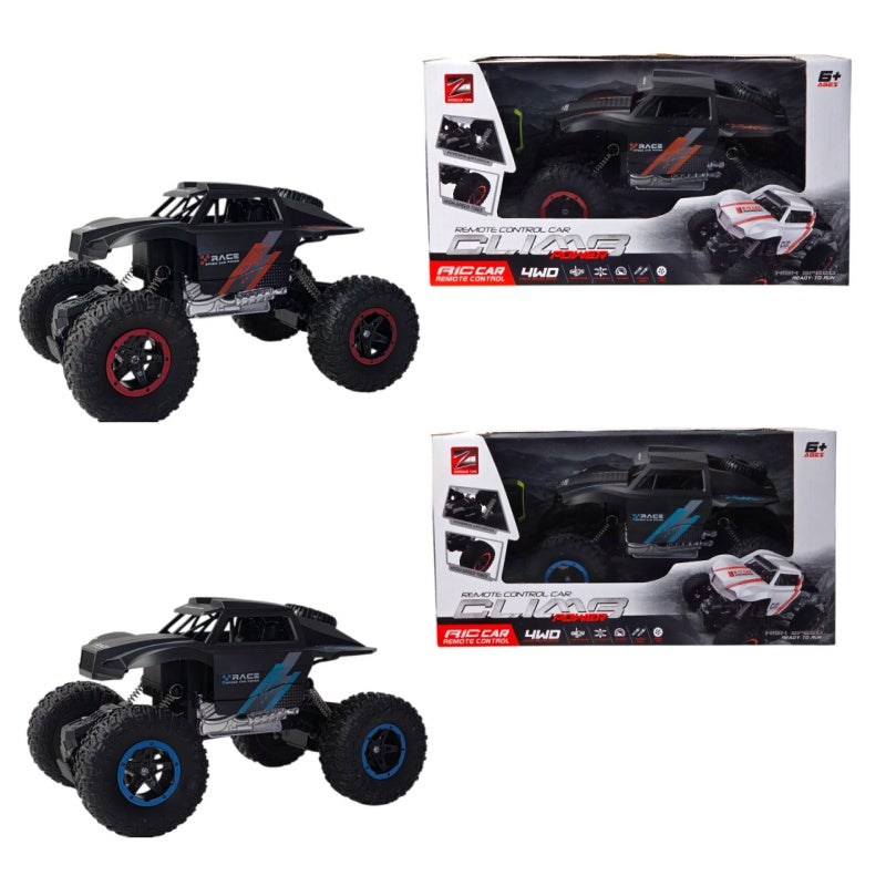 4WD RC Climb Power Remote Control Car – High-Speed Off-Road Truck with Anti-Shock Suspension & Durable Tires