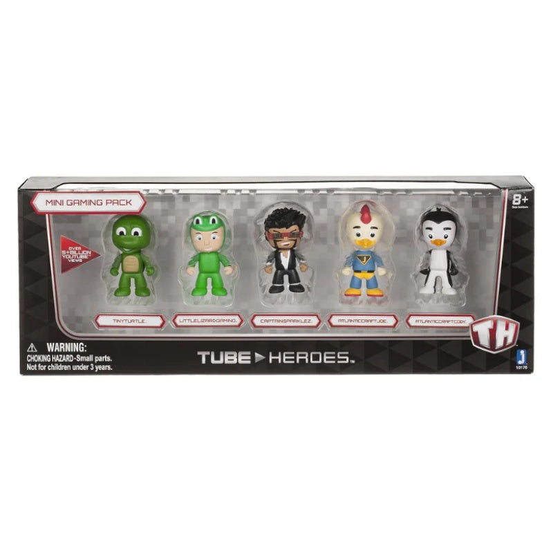 Jazware Tube Heroes Mini Gaming Pack Figurines