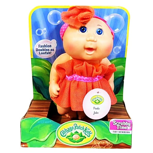 9" Scrubby Time Tiny Newborn - Orange Dress