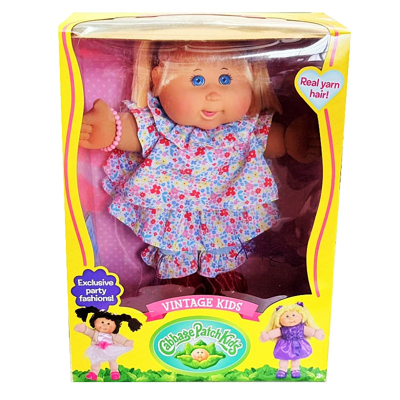 Cabbage Patch Kids Vintage Kids 14"- Floral Dress