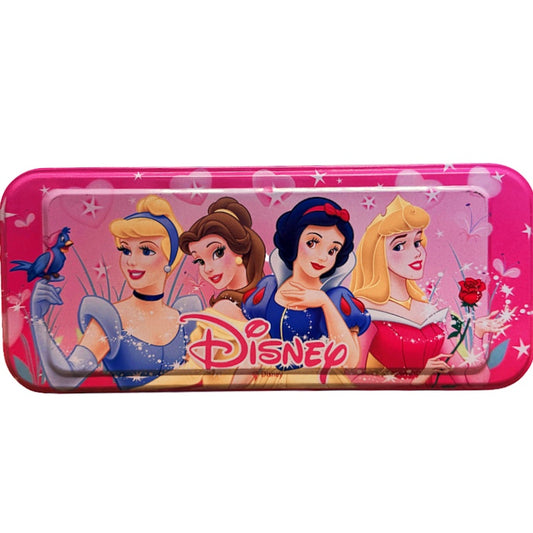 Disney Princess Metal Pencil Case with Built-In Book Stand