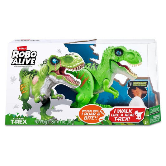 Robo Alive Robotic T-Rex with Slime Set, Green
