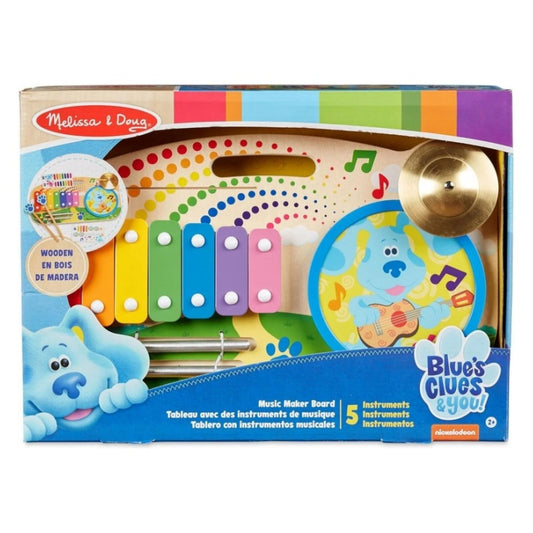 Melissa & Doug Nickelodeon Blue's Clues & You Wooden Music Maker Musical Toy