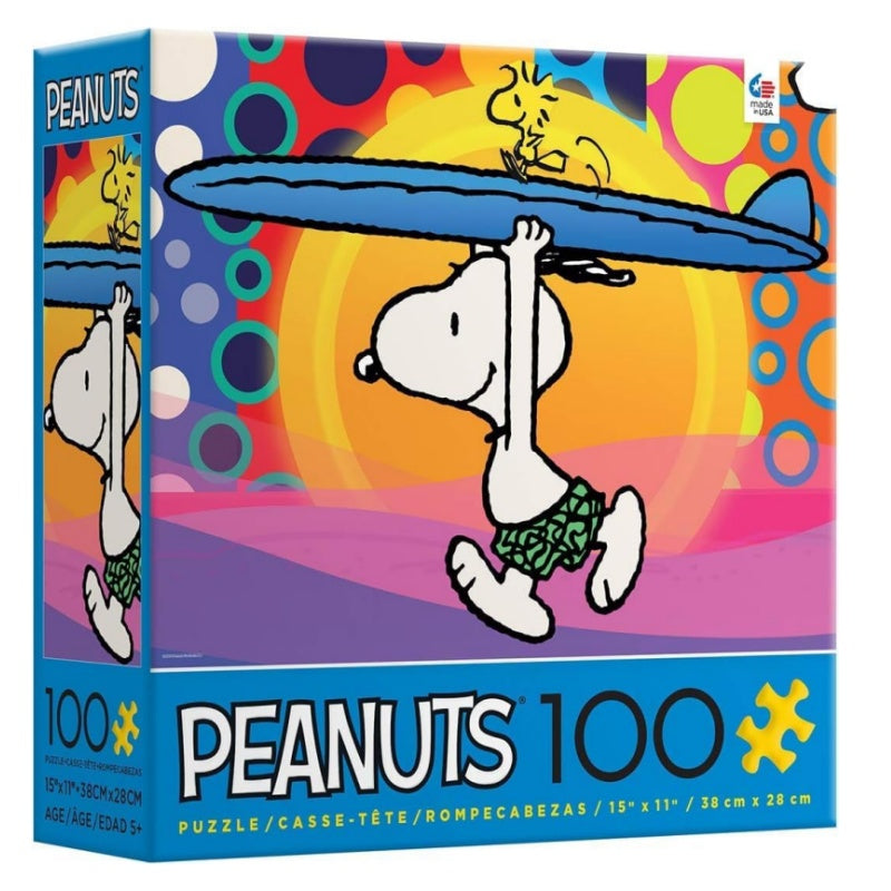 Ceaco - Peanuts Collection - Surf City - 100 Piece Jigsaw Puzzle