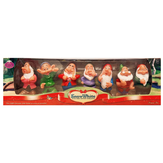 7Pcs Snow White and the Seven Dwarfs Rubber Collectible Action Figures