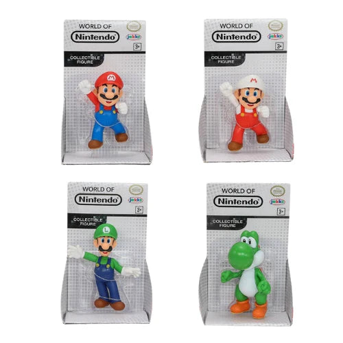 World Of Nintendo Collectible Action Figure - Mario, Luigi, Yoshi, Fire Mario