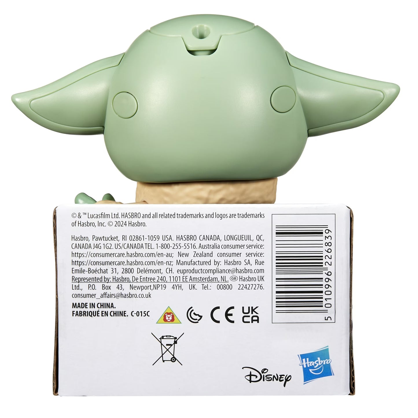 Star Wars Droidables & Friends Grogu, 4" Electronic Figure, Interactive Toys