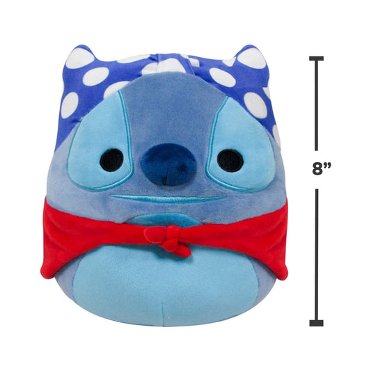 8" Squishmallows Disney Heroic Stitch Stuffed Animal Soft Plush Doll Toy