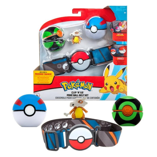 Pokémon Cubone Clip 'N' Go Poké Ball Belt Set Action Figure
