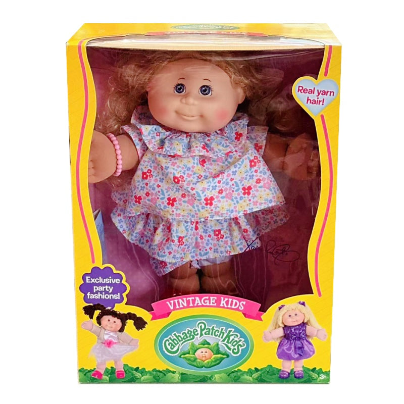 Cabbage Patch Kids Vintage Kids 14"- Floral Dress