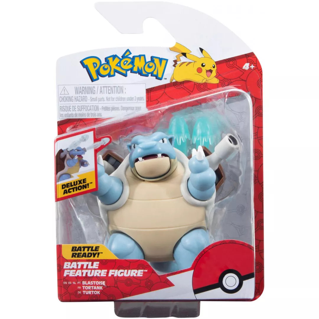 4" Pokémon Battle Ready! Battle Feature Figure - Blastoise Action Figure