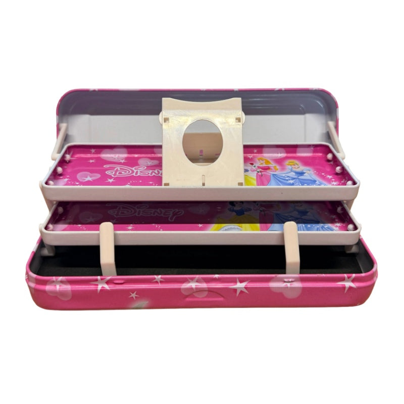 Disney Princess Metal Pencil Case with Built-In Book Stand
