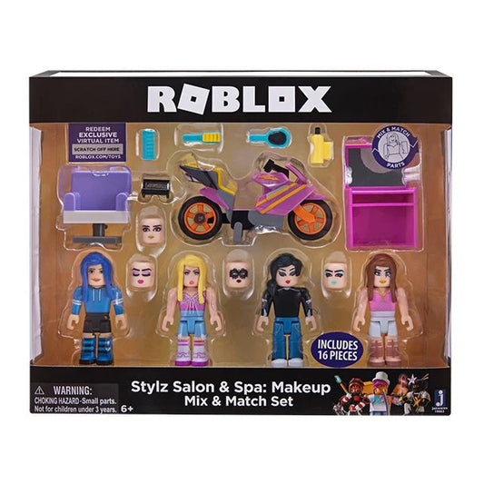 Roblox Stylz Salon & Spa: Makeup Mix & Match Set Includes 16 Pieces