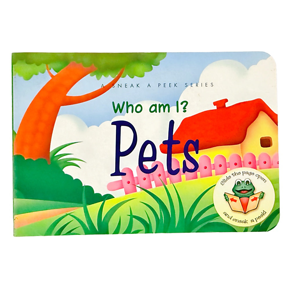 Who am I? Sneak a Peek Series Interactive Board Books for Toddlers – 4-Book Set - Slide the Pages Open