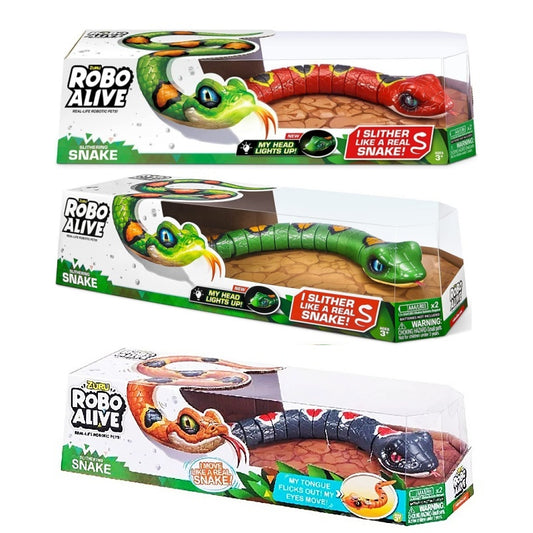 ZURU Robo Alive Slithering Snake Battery-Powered Robotic Toy