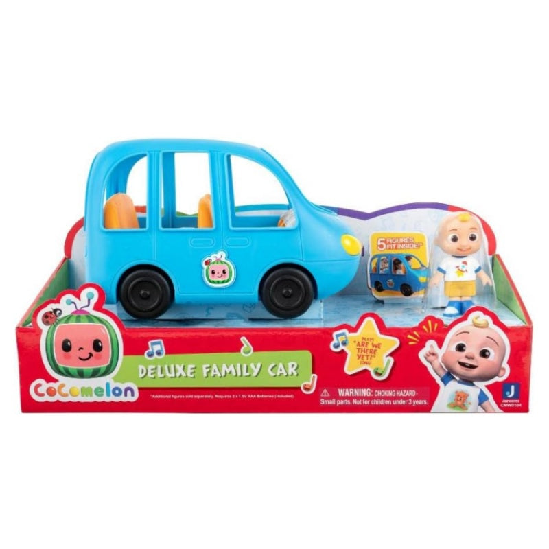 Cocomelon Kids Deluxe Family Fun Car Toy and Action Figure (Russian Version)