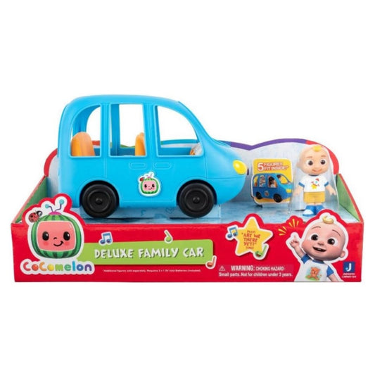 Cocomelon Kids Deluxe Family Fun Car Toy and Action Figure (Russian Version)