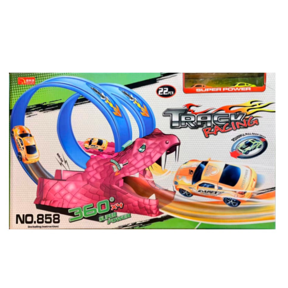 Super Track Racing 360° Spin Way 22 Pcs Super Power Set
