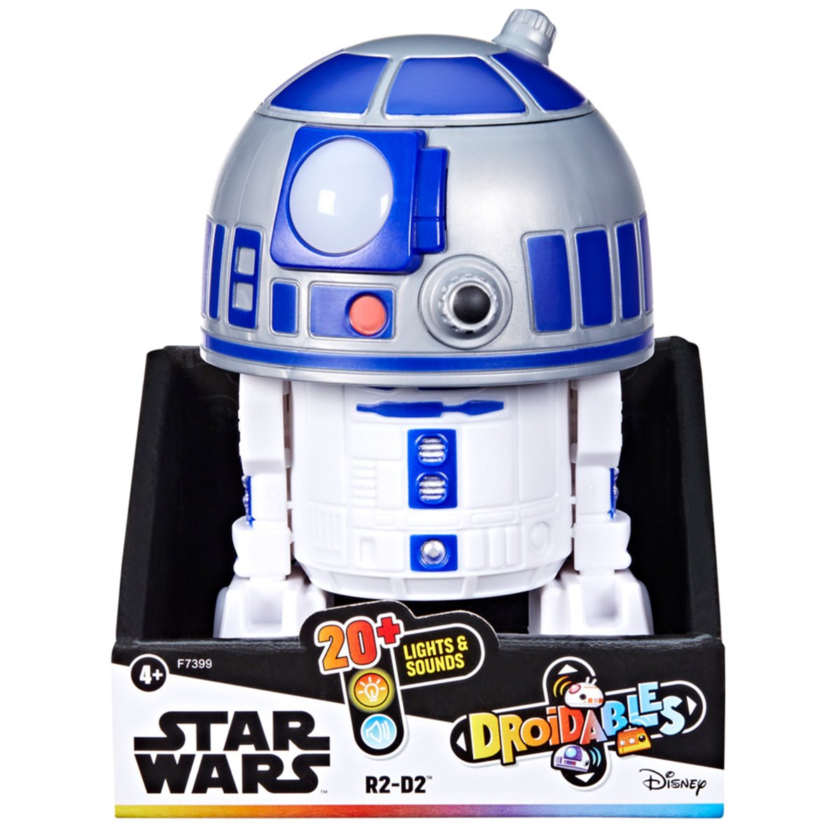 Star Wars Droidables & Friends R2-D2, 4" Electronic Figure, Interactive Toys