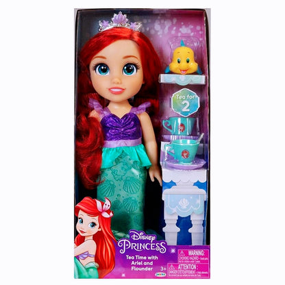 Disney Frozen Princess Toy Doll Tea Time with Ariel and Flounder/Belle and Mrs. Potts/Elsa & Bruni