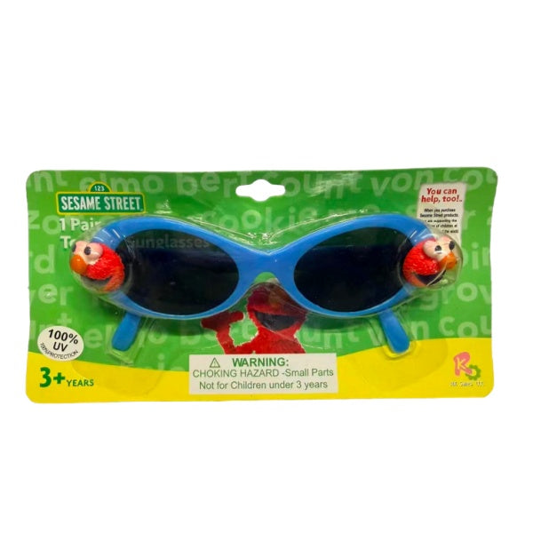 Sesame Street Toddler Sunglasses 100% UV Protection - Elmo, Big Bird, Zoe, Abby Cadabby